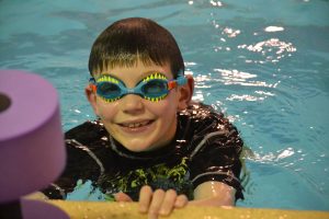 child at The Swim School