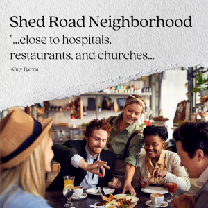 The best Bossier neighborhood for you could be Shed Road.