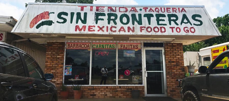 Taqueria Sin Frontera on Highway 80, Haughton, located in Bossier Parish