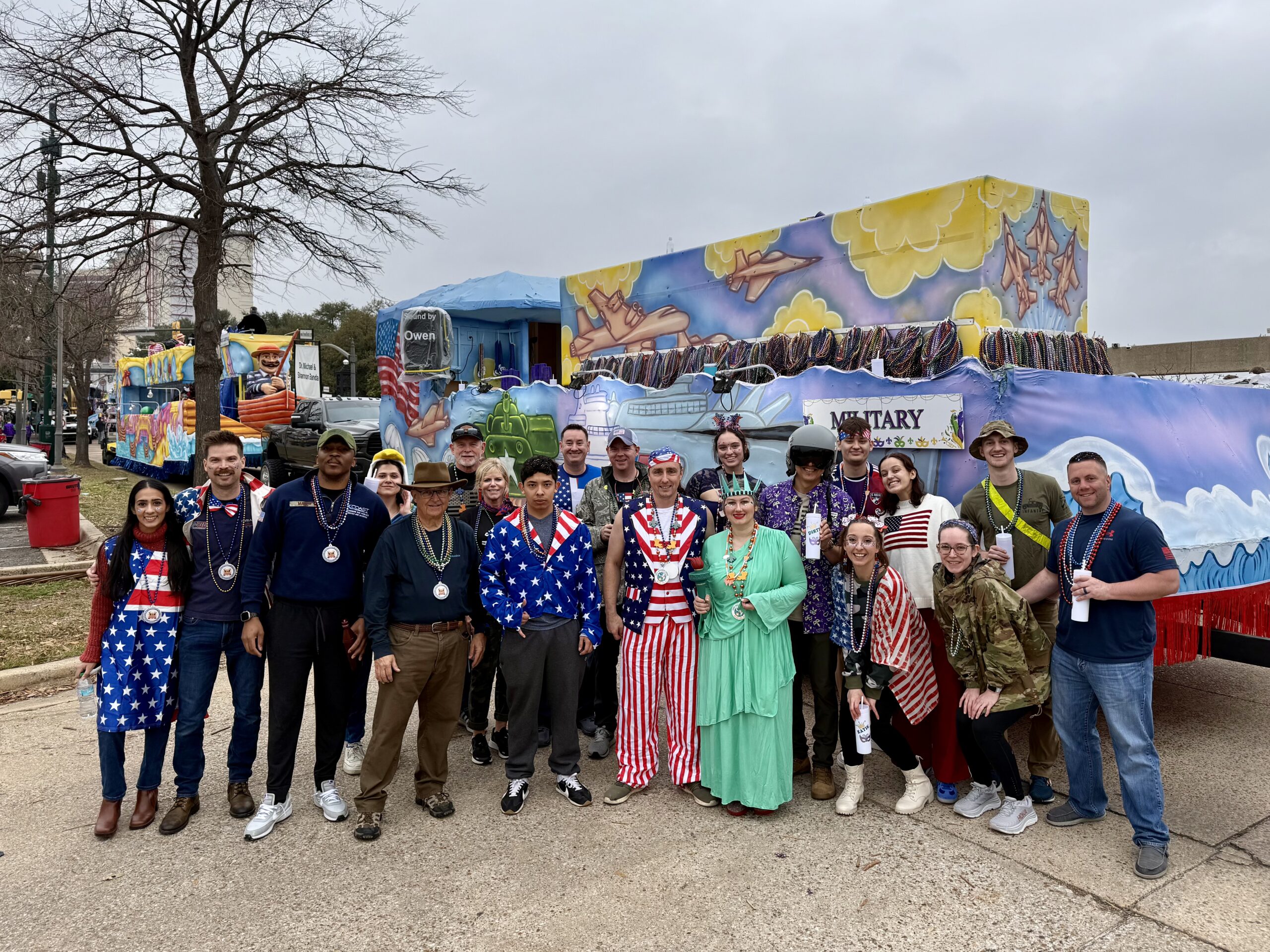 Krewe of Gemini Unveils New Military Float | Be Bossier